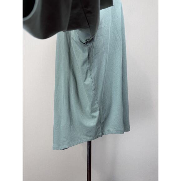 Lands' End Women's Pullover Top Plus size 3X 24W-26W 3/4 Sleeves Green Boxy - Picture 4 of 11